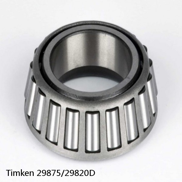 29875/29820D Timken Tapered Roller Bearing